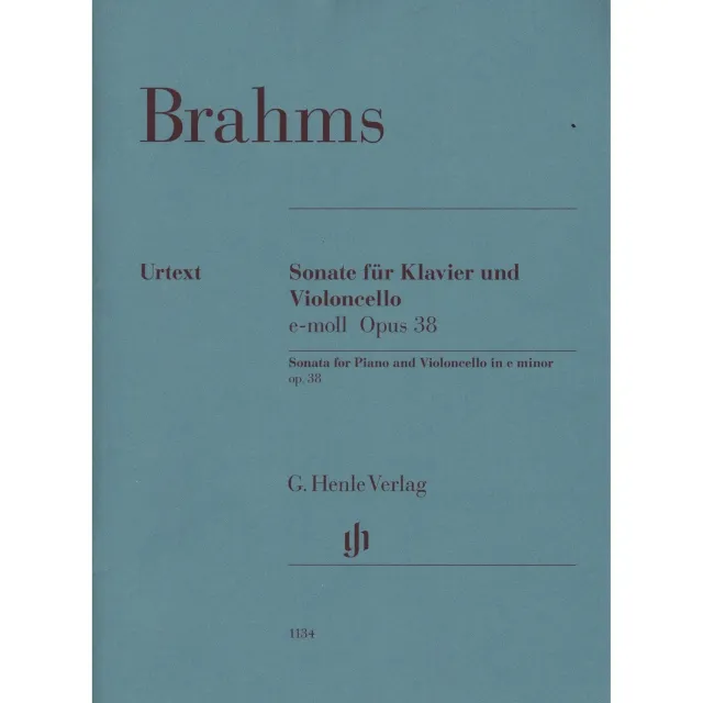 Shar Music Brahms Sonate e-moll op.38 Cellonoten Henle