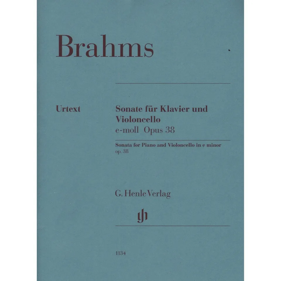 Shar Music Brahms Sonate e-moll op.38 Cellonoten Henle