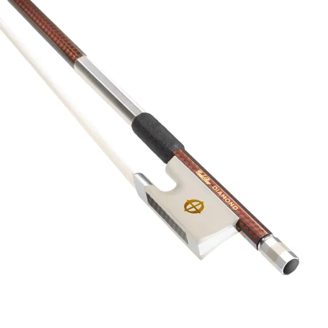 CodaBow Diamond GX Violinbogen Carbon Alabaster-Frosch
