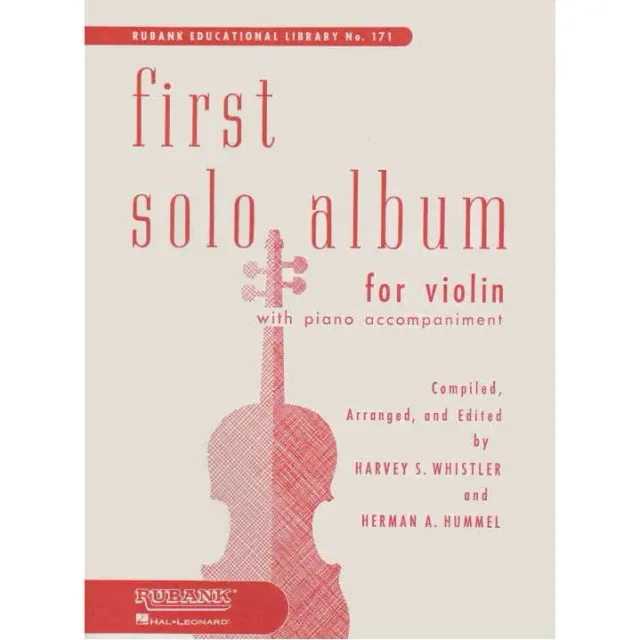 Rubank First Solo Album Violinnoten Violine Klavier 1. Lage