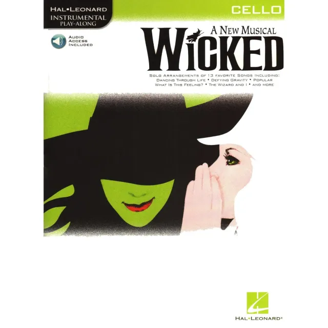 Hal Leonard Wicked Cello Noten Play-Along 13 Songs Audio