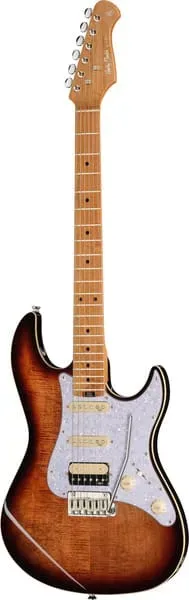 Harley Benton ST-Modern HSS MN E-Gitarre Flame Bengal Burst Split
