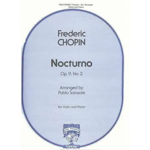 Carl Fischer Chopin Nocturne Es-Dur op. 9/2 Noten Violine