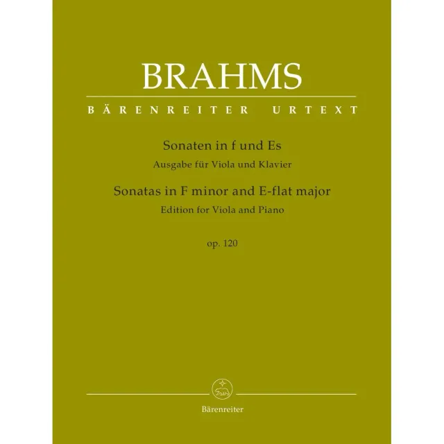 Brahms Sonaten Op 120 Viola Klavier Bärenreiter Urtext
