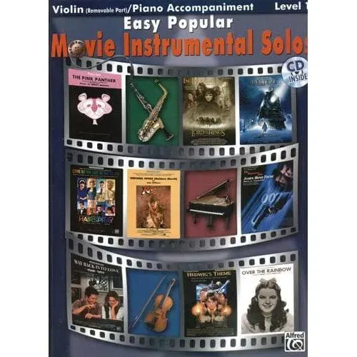 Shar Music Easy Pop Movie Solos Level 1 Noten Violine Klavier