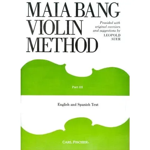 Carl Fischer Bang Violin Method 3 Violinschule