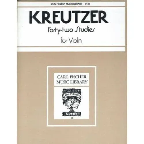 Carl Fischer Kreutzer 42 Etüden Violinnoten Singer-Ausgabe