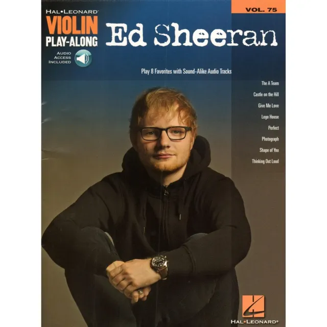 Hal Leonard Violin Play-Along Vol.75 Ed Sheeran Noten