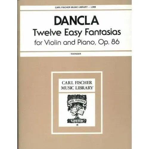 Shar Music Dancla 12 Fantasias Op 86 Violine Klavier Noten