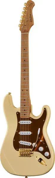 Harley Benton Classic ST-62DLX VW E-Gitarre Vintage White