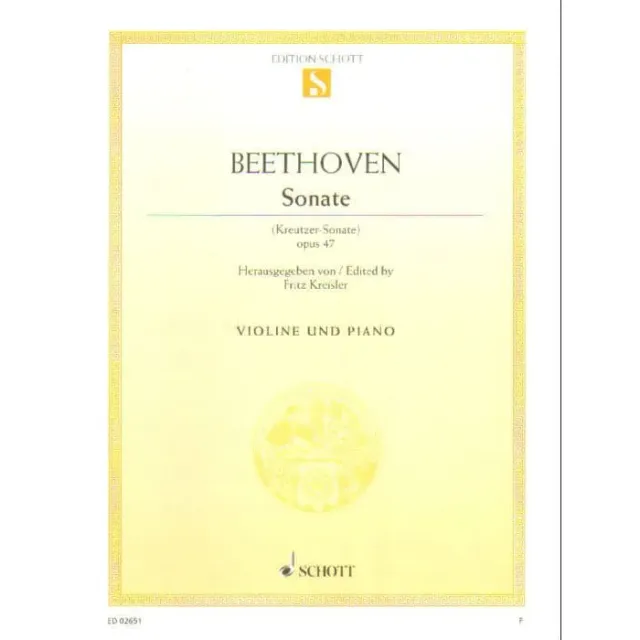 Shar Music Beethoven Kreutzer Op 47 Geigennoten