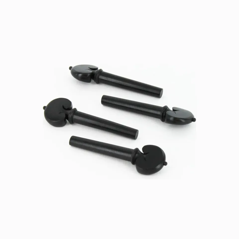 Shar Music Herz Wirbel Ebenholz Violine 4/4 4er-Set