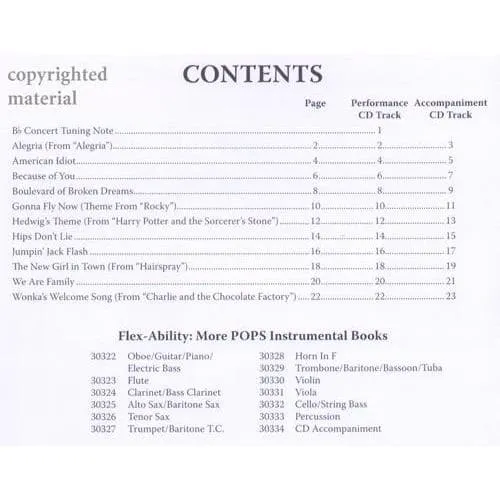 Alfred Flex Ability More Pops Begleit-CD Ensemble