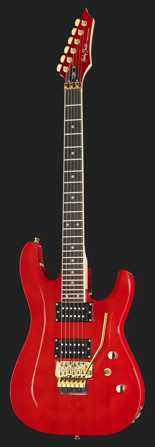 Harley Benton Rock S-620 TR E-Gitarre Floyd Rose Rot