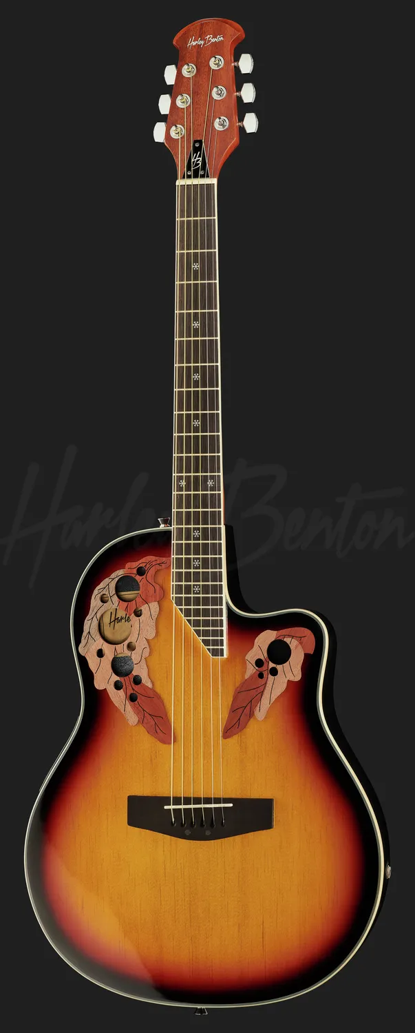 Harley Benton HBO-850 SB E-Akustik Roundback Sunburst