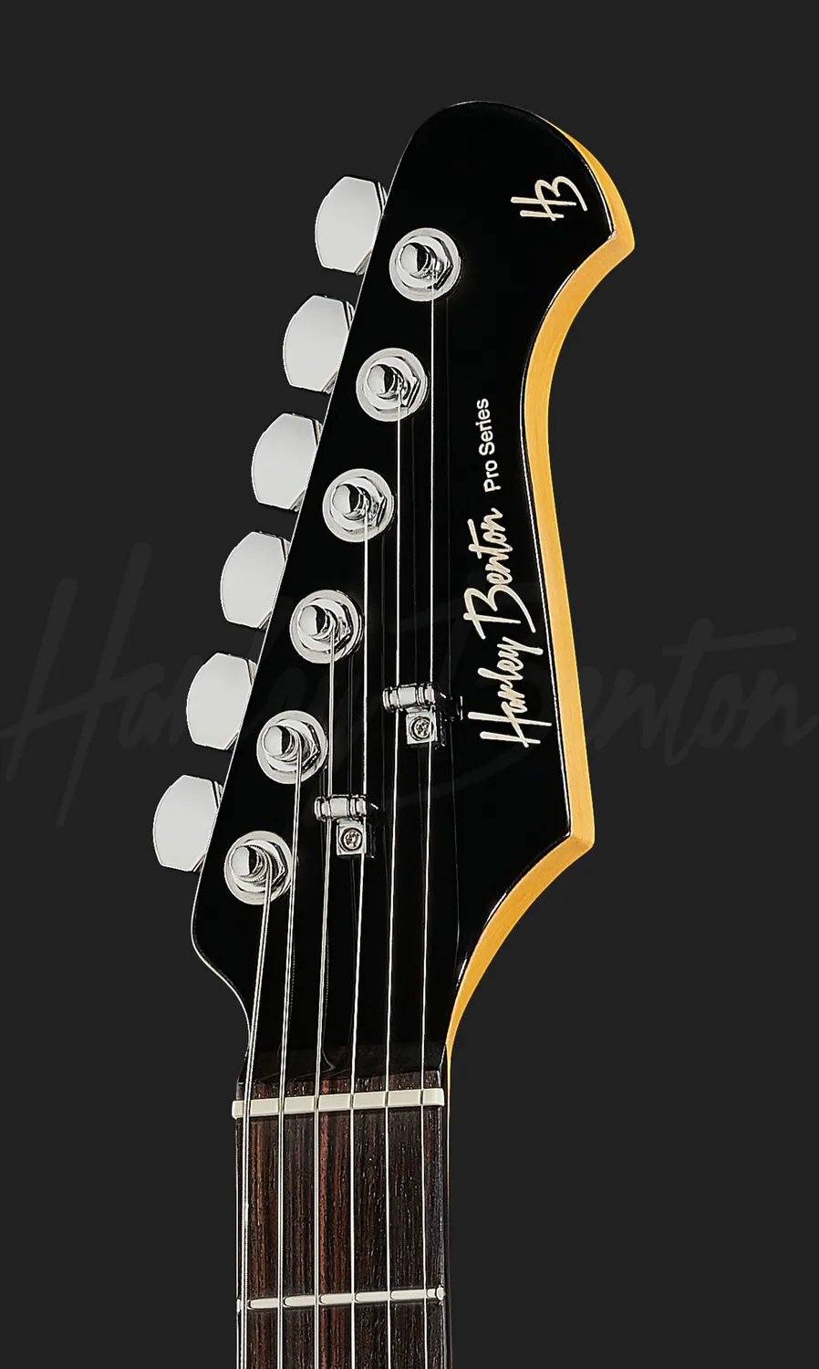 Harley Benton Progressive Fusion-III HH EB BK E-Gitarre schwarz