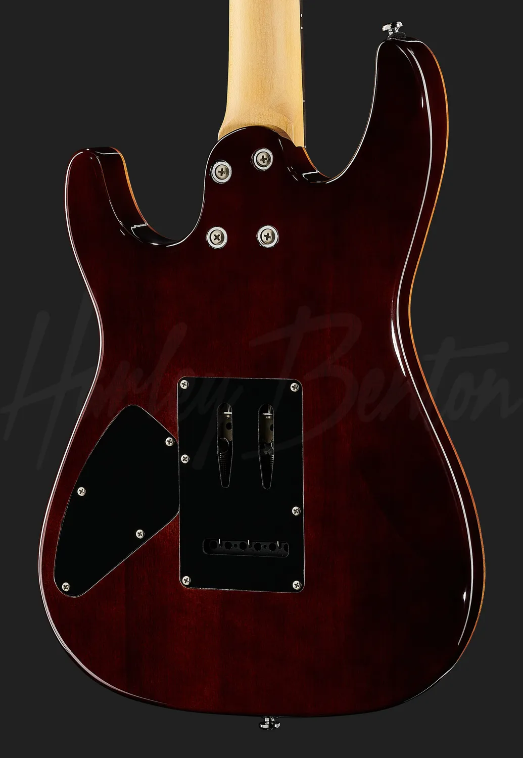 Harley Benton Progressive Fusion-III HH EB BK E-Gitarre schwarz