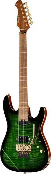 Harley Benton Guitar MAX Fusion E-Gitarre Emerald Green