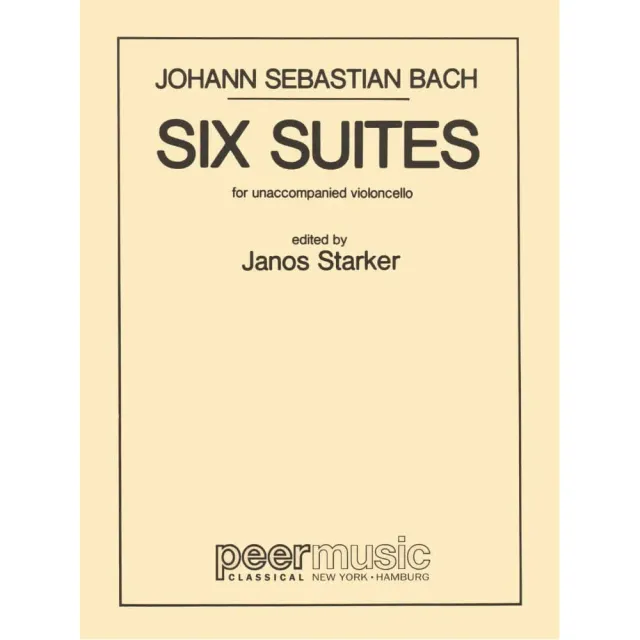Bach 6 Cello Suiten BWV 1007-1012 Starker Noten Cello