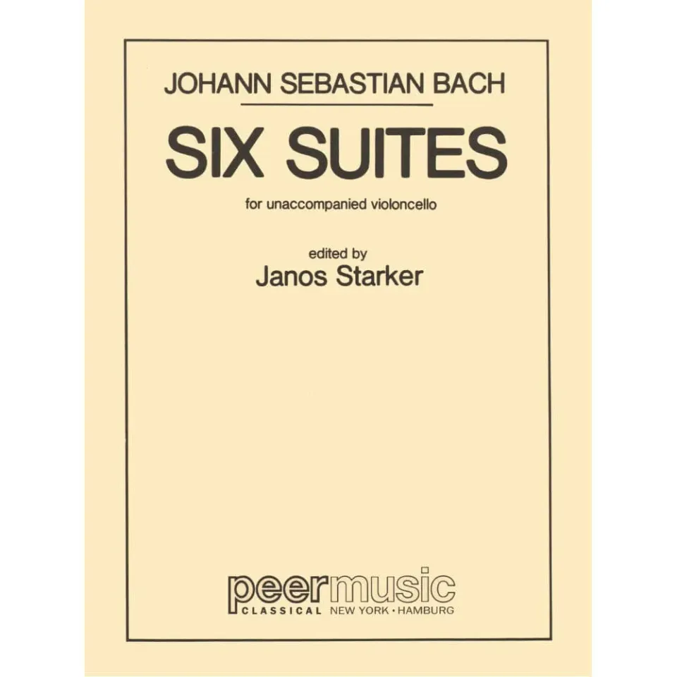 Bach 6 Cello Suiten BWV 1007-1012 Starker Noten Cello