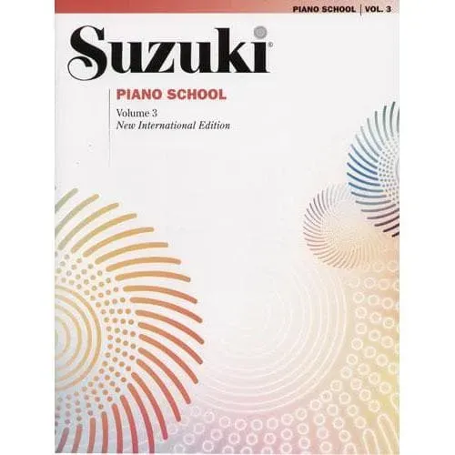 Suzuki Piano School Volume 3 Klaviernoten Heft Band 3