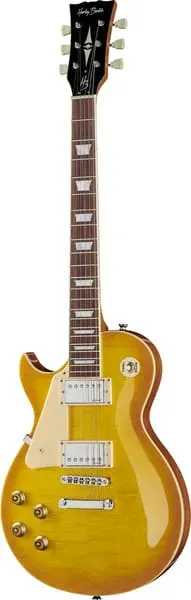 Harley Benton SC-450Plus LH E-Gitarre Lemon Drop aktiv