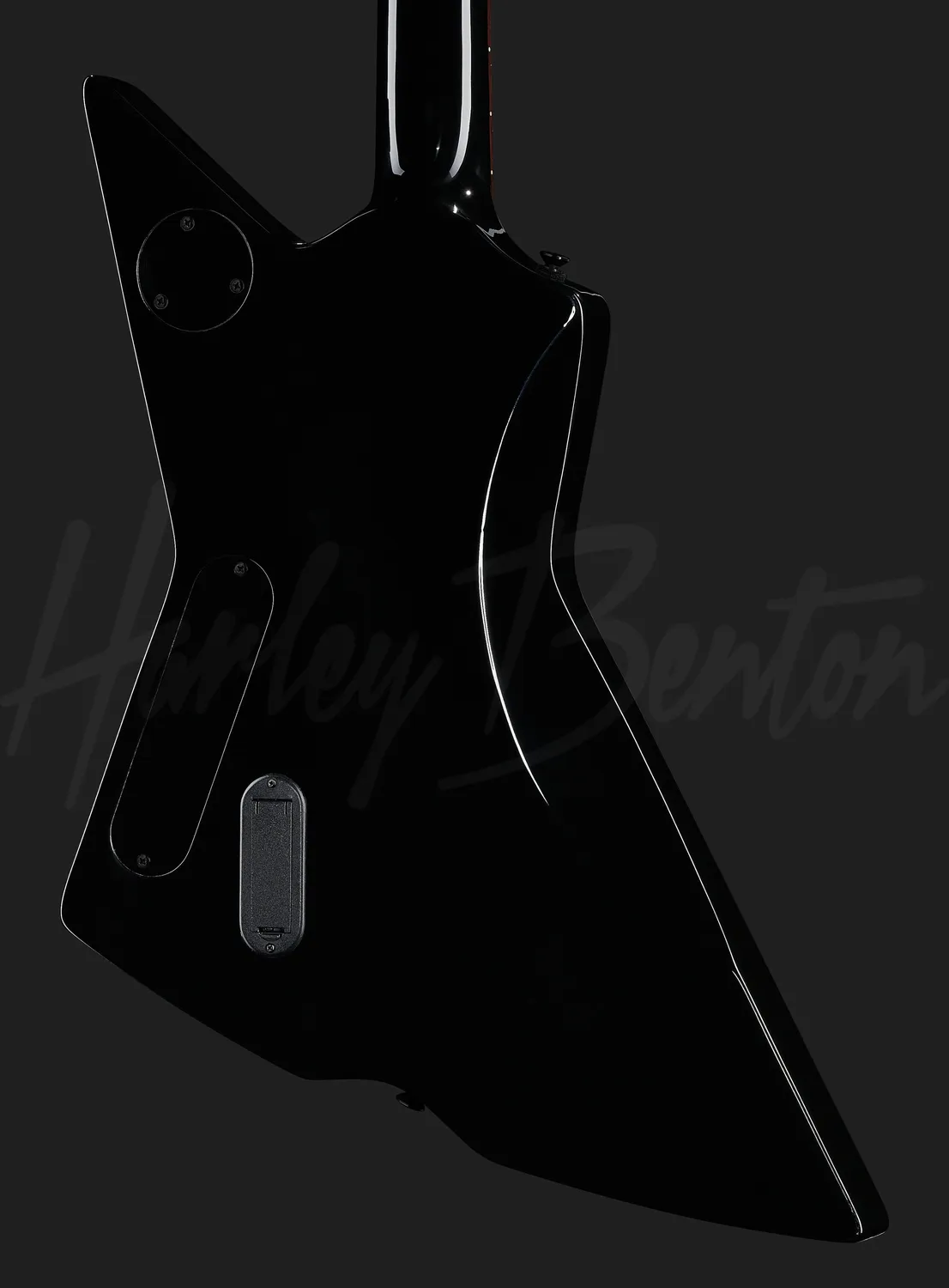 Harley Benton EX-84 Modern E-Gitarre Black
