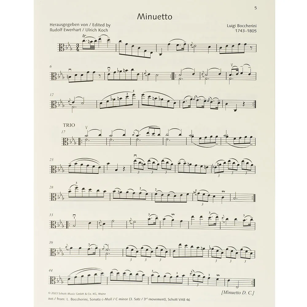 Schott Best of Viola Classics Bratschennoten Klavier 16 Stücke