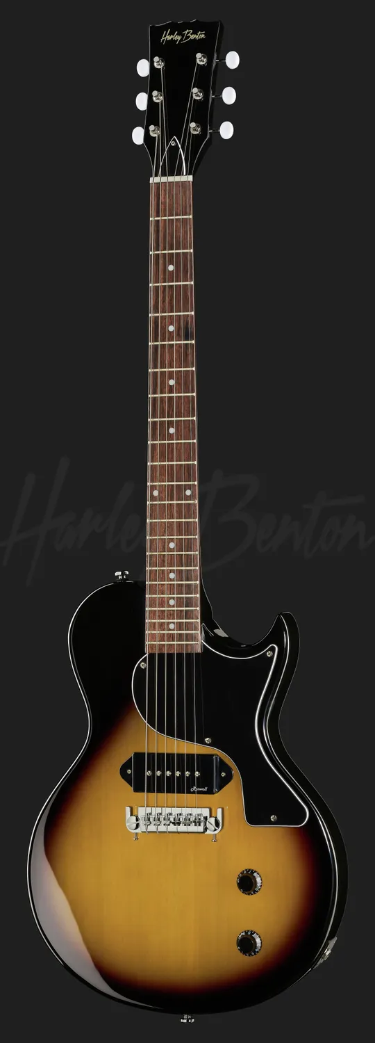 Harley Benton SC-Junior E-Gitarre Vintage Sunburst P90