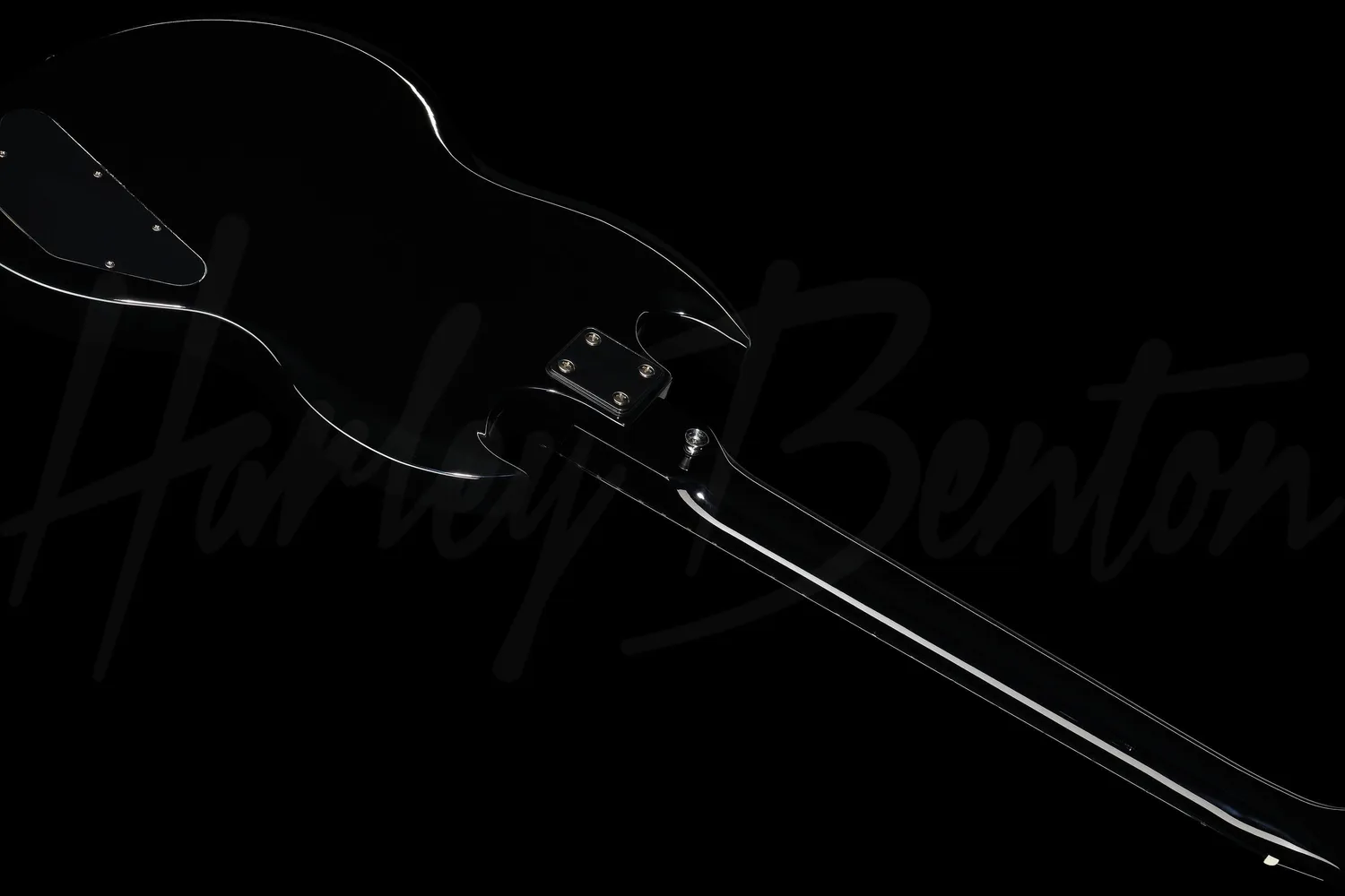 Harley Benton DC-200LH BK E-Gitarre Linkshänder Schwarz