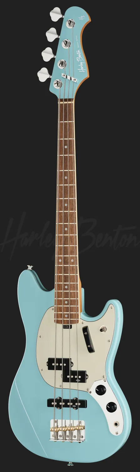 Harley Benton Pro MV-4MSB Shortscale Bass Daphne Blue