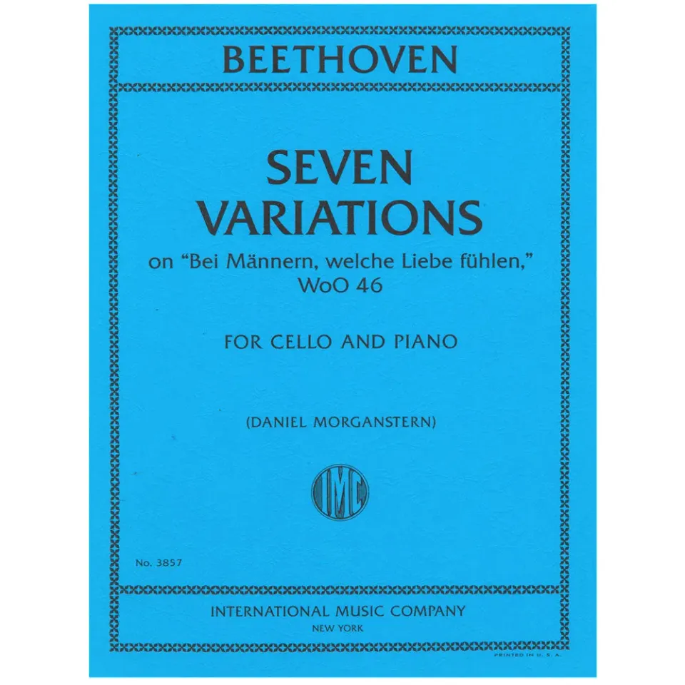International Beethoven Variationen WoO 46 Cellonoten Klavier