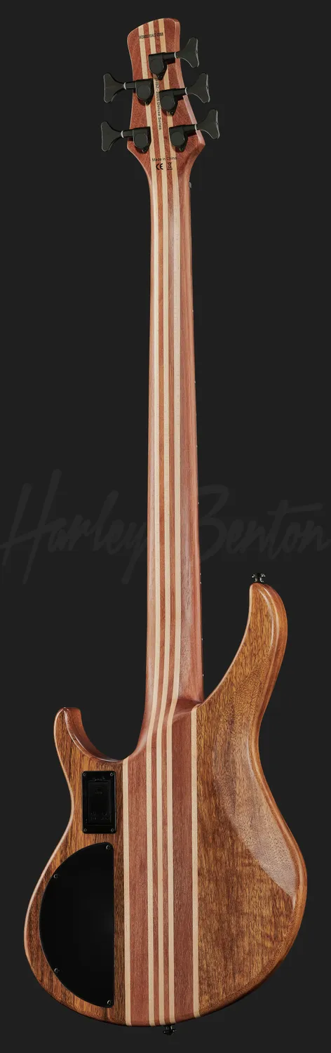 Harley Benton Pro HBZ-2005FL E-Bass 5-Saiter Bundlos Natur