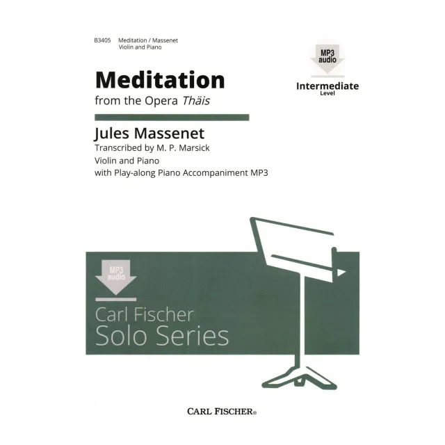 Massenet Meditation Thais Violinnoten Klavier Gr.3 mit Audio