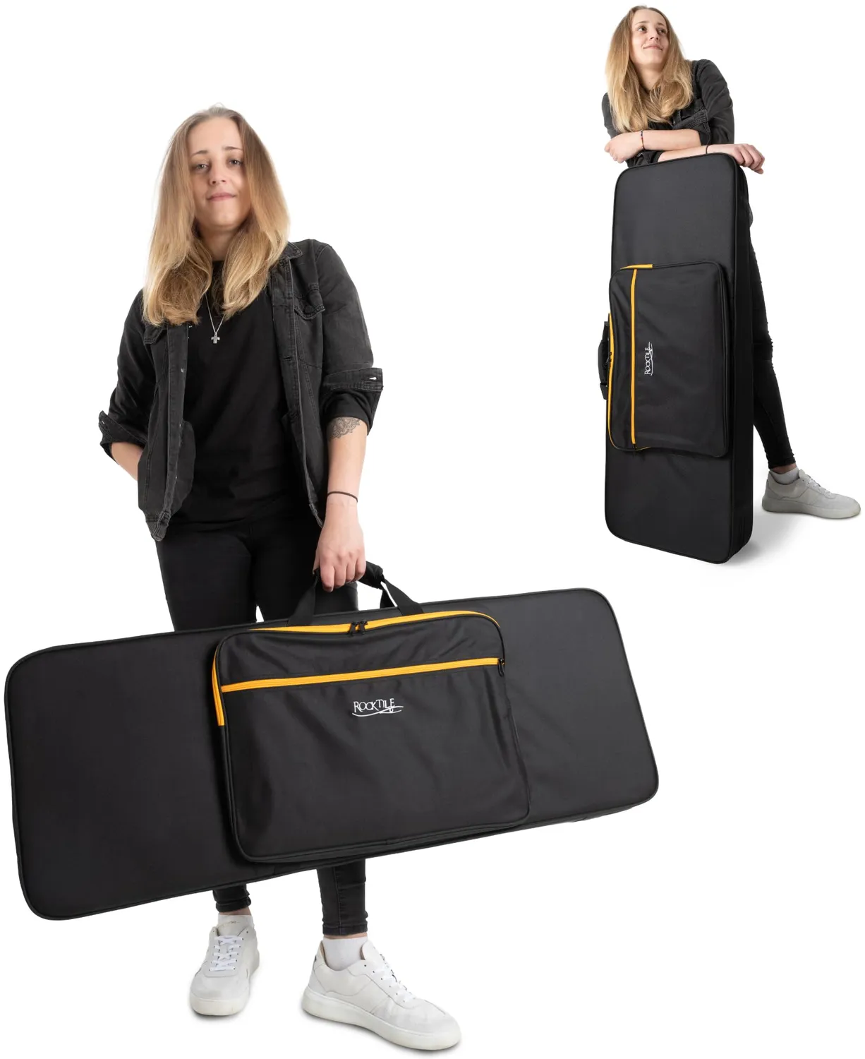 Rocktile EGSCR-1122BK Gigbag E-Gitarre Schwarz 99 cm