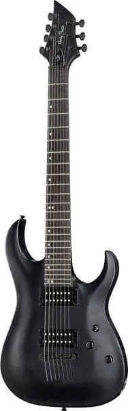 Harley Benton Baritone-7SB E-Gitarre 7-saitig schwarz