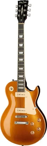 Harley Benton Vintage SC-450 P90 GT E-Gitarre Goldtop P90