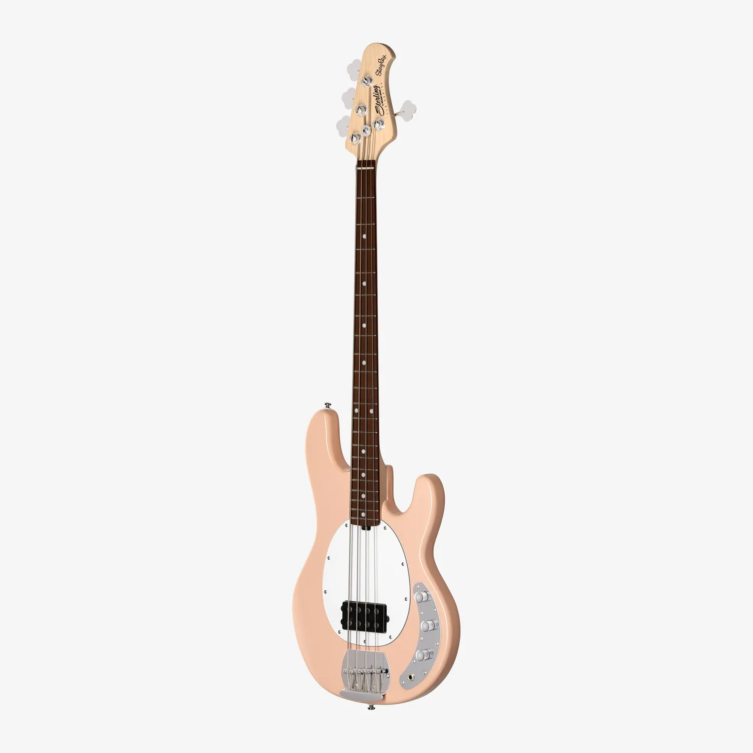 Sterling SUB StingRay RAY4 E-Bass Pueblo Pink aktiv