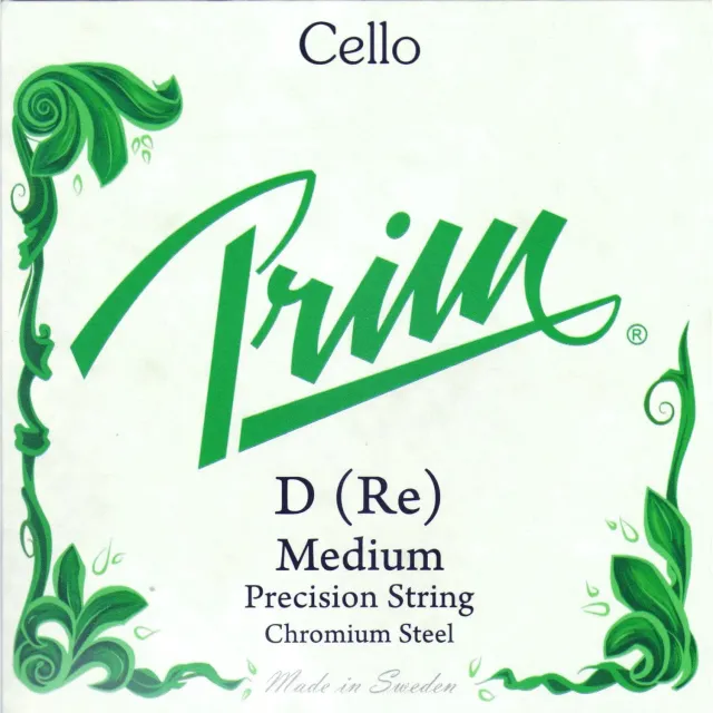 Prim Steel D-Saite Cello 4/4 Medium Chromstahl