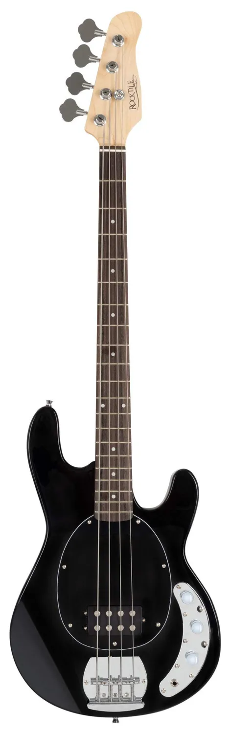 Rocktile MB-4 BK E-Bass Schwarz 4-saitig Linde