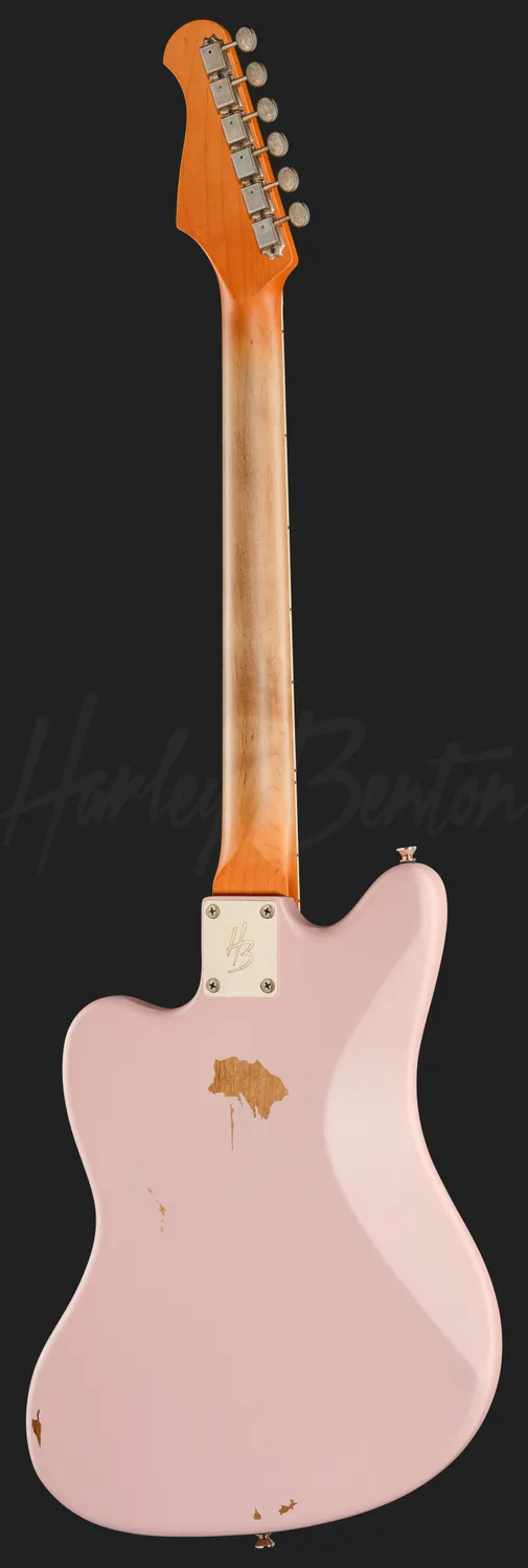 Harley Benton JA-60LA SP E-Gitarre Shell Pink Aged