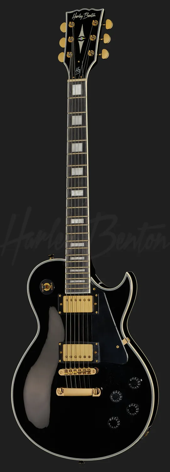 Harley Benton Vintage SC-500 BK E-Gitarre schwarz