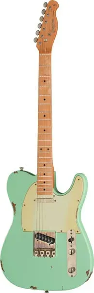 Harley Benton TE-62LA E-Gitarre Seafoam Green Aged