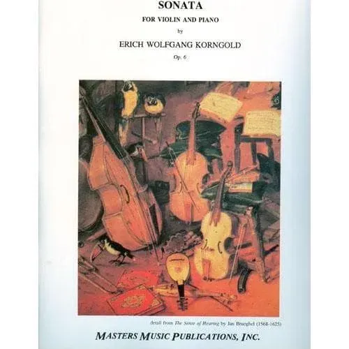 Shar Music Korngold Sonate Op.6 Violinennoten Klavier