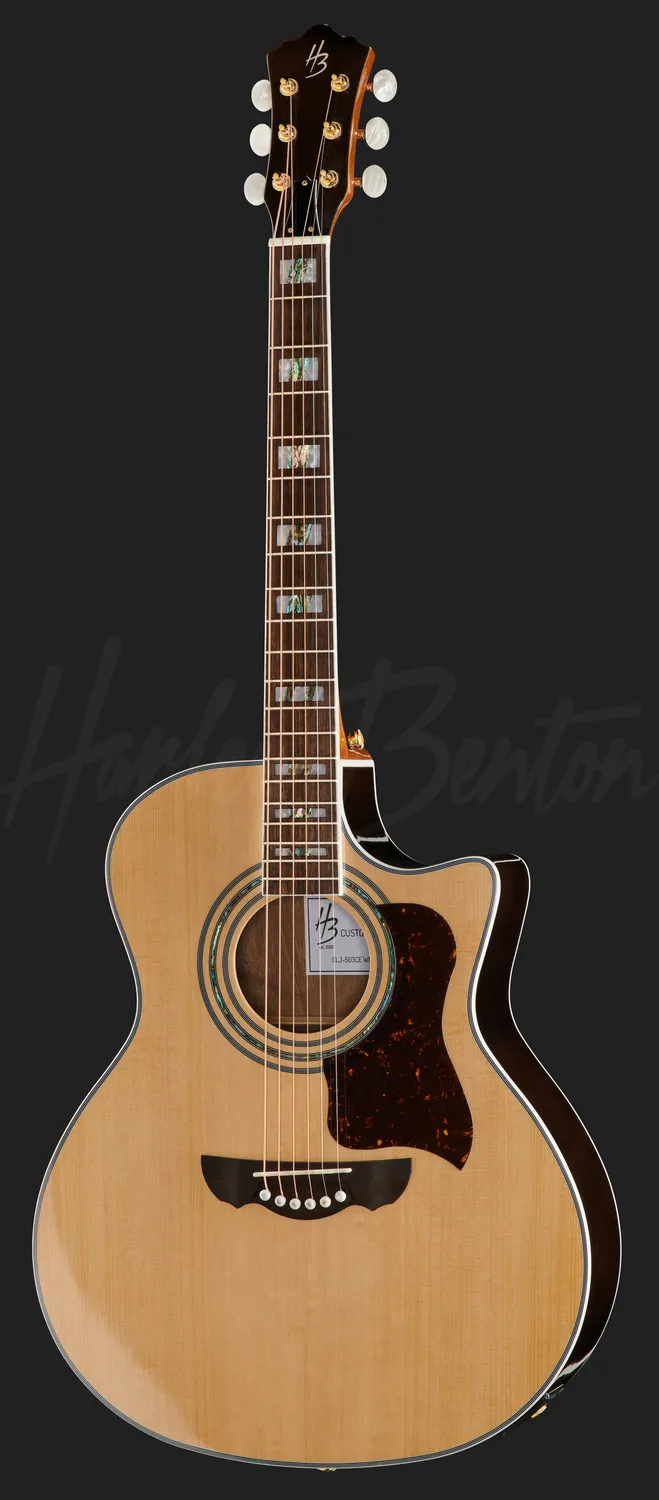 Harley Benton CLJ-503CE WN Westerngitarre Walnuss