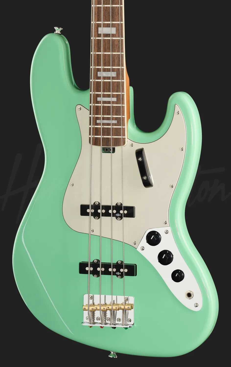Harley Benton MV-4JB E-Bass Seafoam Green