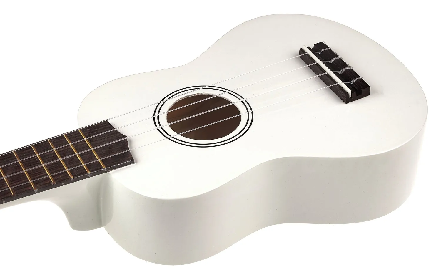 Harley Benton Standard HBUK12 Sopran-Ukulele White Laminat