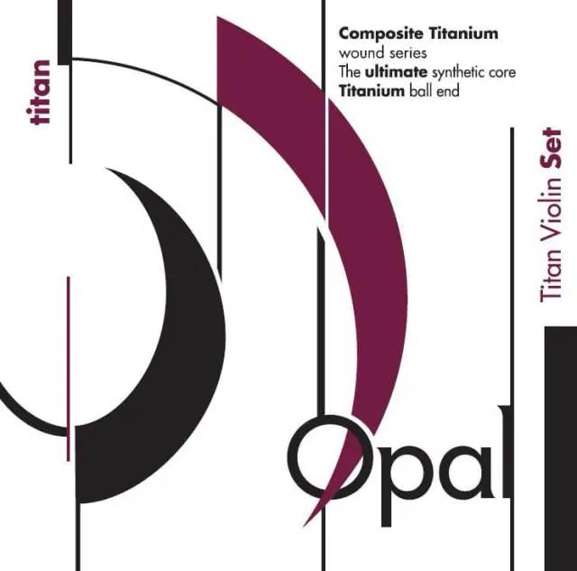 Opal Titan Violinsaiten Satz 4/4 Medium brillant