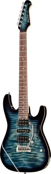 Harley Benton Progressive Fusion-III HSH E-Gitarre FBLB