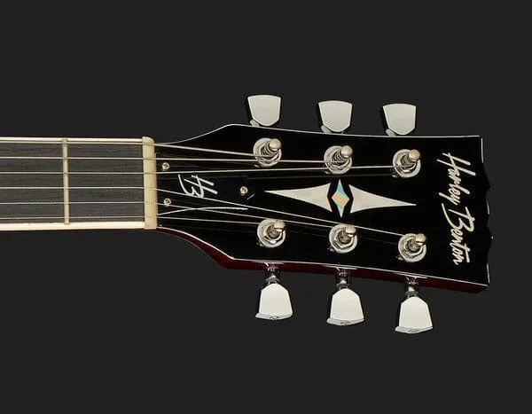 Harley Benton Vintage SC-450 P90 GT E-Gitarre Goldtop P90